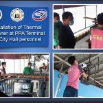 Thermal Scanner installed at the Port of Cagayan de Oro